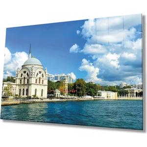 Bay Çağrı Istanbul Cami Manzara 4mm Dayanıklı Cam Tablo Temperli Cam