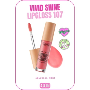 Vivid Shine Lipgloss Nemlendirici Işıltılı Dudak Parlatıcısı - 107 Playdate Pink - Pembe