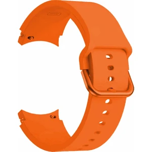 Samsung Galaxy Watch 6 Classic 47MM Kordon Solid Silicone Band Turuncu