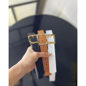 3'lü Fırsat Ürünü Yazılı Tokalı Köprülü Kemer, Pantolon Kemeri, Ceket Kemeri, Elbise Kemeri, Gömlek Kemeri