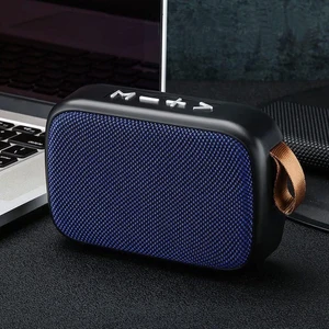 Kablosuz Bluetooth Hoparlör Subwoofer Kablosuz Stereo Fm Radyolu Taşınabilir USB Mini Hoparlör Daha Yüksek Ses Kristal Netliğinde Stereo Ses Zengin Bas (Mavi) (Yurt Dışından)