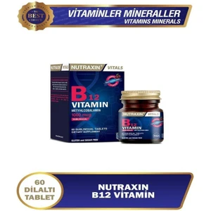 B12 Vitamin 60 Tablet B Vitamini Takviyesi