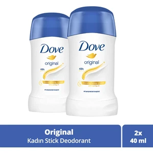 Kadın Stick Deodorant Original Nemlendirici Krem Etkili 40 G X2 Adet