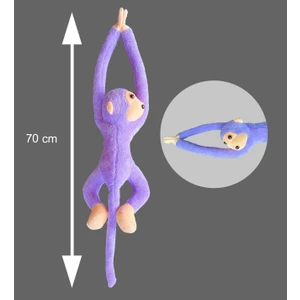 Elleri Yapışan Oyun ve Uyku Arkadaşı 70 cm Peluş Maymun Oyuncak