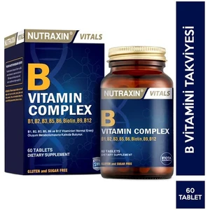 Nutraxin B Vitamin Complex 60 Tablet B Vitamini Takviyesi