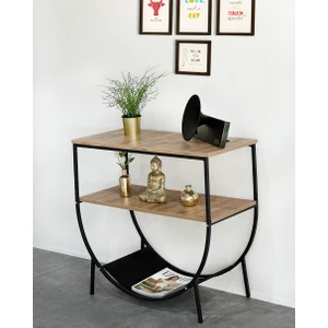 Dresuar Metal Raf Salon Konsol Mobilya 5163