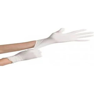 Ofis Turka Lateks Pudrasız Beyaz Eldiven S Beden