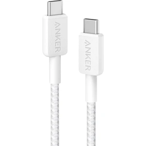 322 USB-C to USB-C 1.8m Şarj/Data Kablosu - Beyaz - 60W Güç Destekli -  A81F6 (Anker Türkiye Garantili)