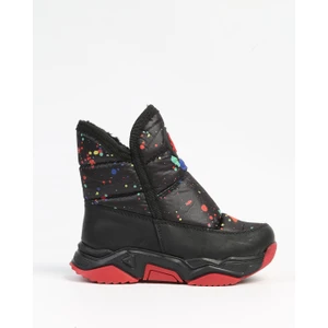 Benetton® | BN-50049 - 3256 Siyah Kirmizi - Çocuk Bot