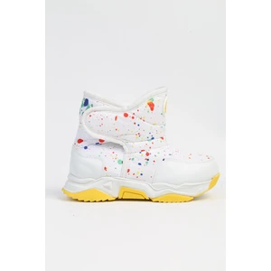 BN-50043 - 3256 Beyaz Sari - Çocuk Bot