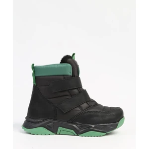 Benetton® | BN-70000 - 3256 Siyah Yesil - Çocuk Bot