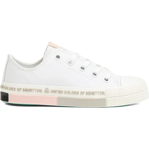 BN-70019 -  Beyaz Pudra - Çocuk Spor Ayakkabı