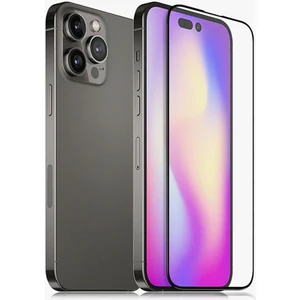 Apple iPhone 15 Pro Uyumlu Tam Kapatan Tamperli Cam Ekran Koruyucu Kırılmaz Cam