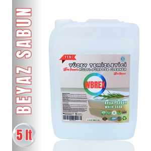 Kıvamlı Yüzey Temizleyici Parke Ahşap ve Tüm Yüzeyler -Beyaz Sabun Kokusu-5 lt