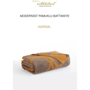 İyi Geceler İstanbul Modernist Tek Kişilik Pamuklu Battaniye