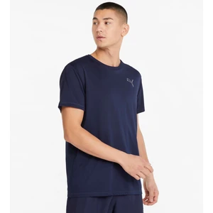 Erkek Black Puma Active Tee Peacoat Erkek Mavi T-Shirt