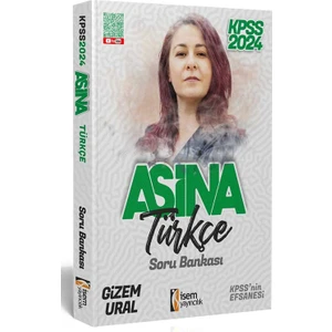 İSEM Yayıncılık 2024 Aşina KPSS Türkçe Soru Bankası