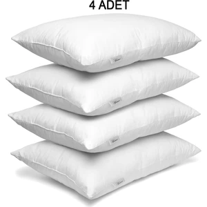 Vionel Home 4 Adet Ekonomik Yastık , Otel Yastığı, Boncuk Silikon 50 x 70