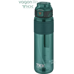Tkk 1000 ml Çift Kullanım Pipetli/rahat Içim Bpa Içermeyen Taşıma Askılı Tritan Su Matarası FFTKK1020-1000