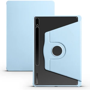 Samsung Galaxy Tab S7 Fe Kılıf 2021 12.4 Inç Yatay ve Dikey Standlı Dönebilen Uyku Modlu Termik Kılıf - (Model SM-T730/T735/T737)