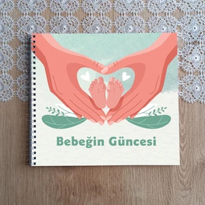 Hamilelik Süreci ve Anne Bebek Günlüğü & Bebek Anı Defteri & Bebek Güncesi & Bebek