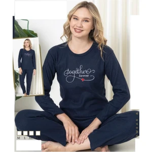 Kışlık Orta Kalınlıkta Nakışlı Pijama Takımı