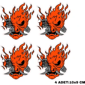 Fatih Sticker Fil Dışı Canavarı Motorsiklet Kask Araç Leptop Sticker