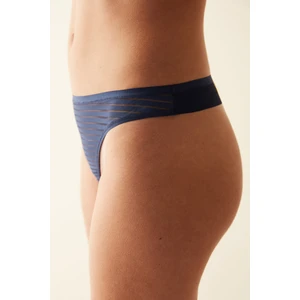 Essentials Lacivert Tanga Külot