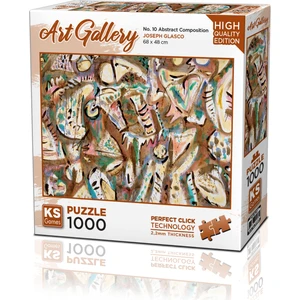KS Games No.10 Abstract Composition 1000 Parça Puzzle