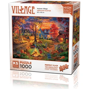 KS Games Autumn Village 1000 Parça Puzzle