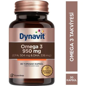 Omega 3 950 Mg Takviye Edici Gıda 30 Yumuşak Kapsül Omega 3 Takviyesi - 2