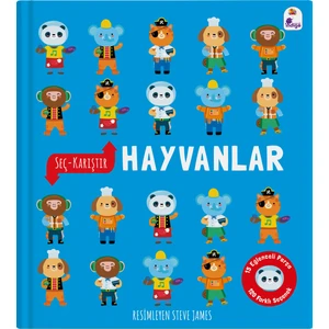 Seç – Karıştır : Hayvanlar (15 Eğlenceli Parça, 120 Farklı Seçenek)