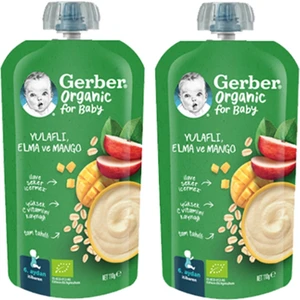 Yulaflı Elma ve Mango Püresi 110G  x 2 Adet