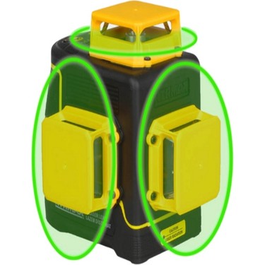 Rtrmax RTM058 Profesyonel Li-Ion Şarjlı 3X360⁰ Yeşil Lazer Fiyatı
