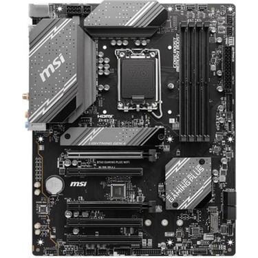 Msı B760 Gamıng Plus Wıfı Ddr5 6800MHZ 1xhdmı 1xdp 2xm.2 USB Fiyatı