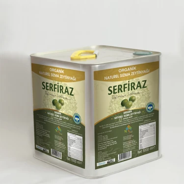 Serfiraz Soğuk Sıkım Organik Sertifikalı Naturelsızma Zeytinyağı 5000