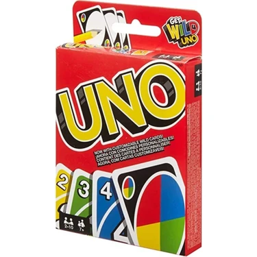 UNO Uno Kart Oyunu W2087 Renk ve Sayı Eşleştirme Temalı 7 Yaş Üstü Eğlenceli Aile