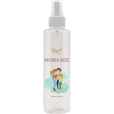 Roa Bitkisel Mom's Mix 200 ml Alkolsüz Sprey, Papatya ve Uçucu Yağlarla Mikroplara Karşı