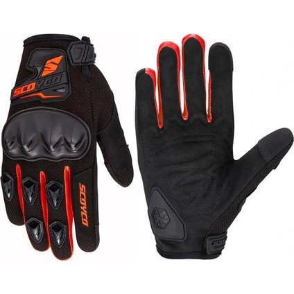 MC148 Kırmızı Motosiklet Eldiveni