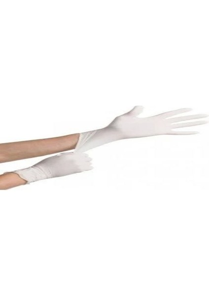 Lateks Pudrasız Beyaz Eldiven M Beden fiyatları