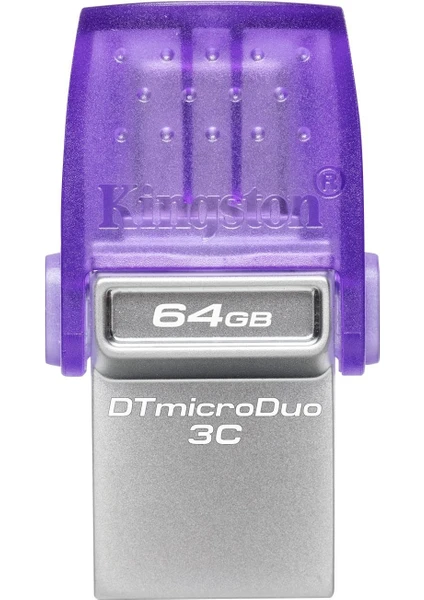 KINGSTON 64GB DTDuo 3C DTDUO3CG3/64GB USB Bellek