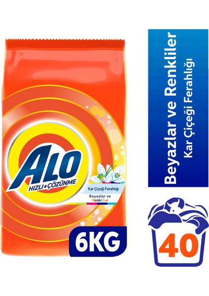 Çamaşır Deterjanı 6 kg Kar Çiçeği