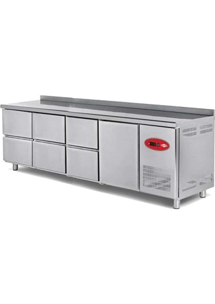 EMP.255.70.01-6C Tezgah Tipi Buzdolabı 6 Çekmece+1 Kapı 700 L