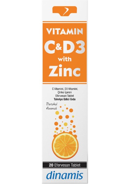Vitamin C D3 With 20 Efervesan Tablet