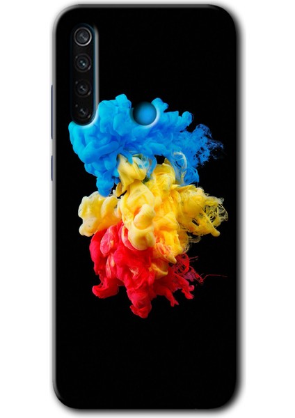 Redmi Note 8 Kılıf Hd Desen Baskılı Arka Kapak + Kırılmaz Cam - Black 1