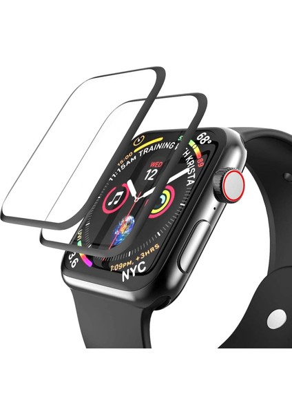Apple Watch 2 3 4 5 6 Se Nike 42MM Uyumlu Ekran Koruyucu Kavisli Tam Kaplayan Nano Koruyucu