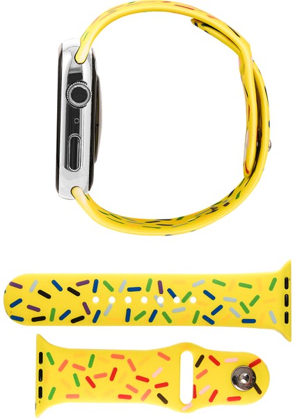 Apple Watch 3 4 5 6 7 8 Se Nike Uyumlu 42 44 45 49MM Renkli Kordon