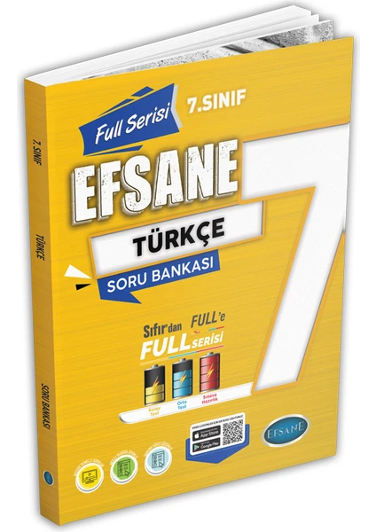 Efsane Yayınları 7. Sınıf Full Serisi Türkçe Soru Bankası