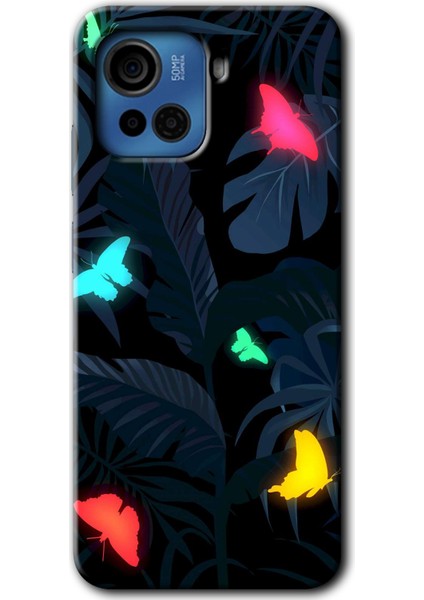 Casper Via F30 Kılıf Hd Desen Baskılı Arka Kapak - Lighter Butterfly