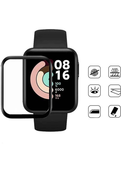 Xiaomi Mi Watch Lite Uyumlu Ekran Koruyucu Kavisli Tam Kaplayan Nano Koruyucu modelleri